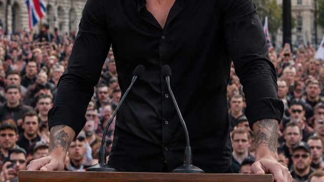 The Viral Rise of the 'Hot Podium Guy' Amid UK Political Unrest